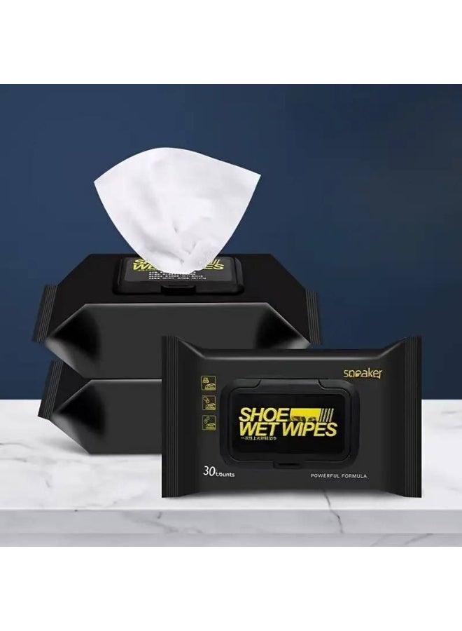 مناديل مبلله لتنضيف الاحذيه باكت 80 منديل - Image 1